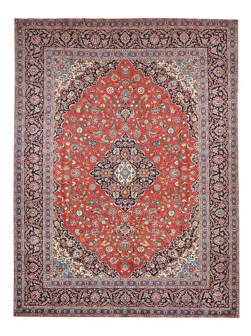 Perserteppich - Keshan - 303 x 405 cm - rot