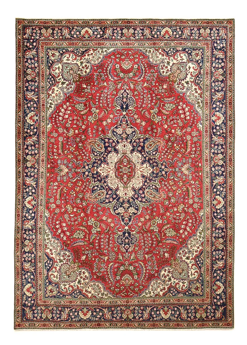 Perserteppich - Täbriz - 257 x 363 cm - rot