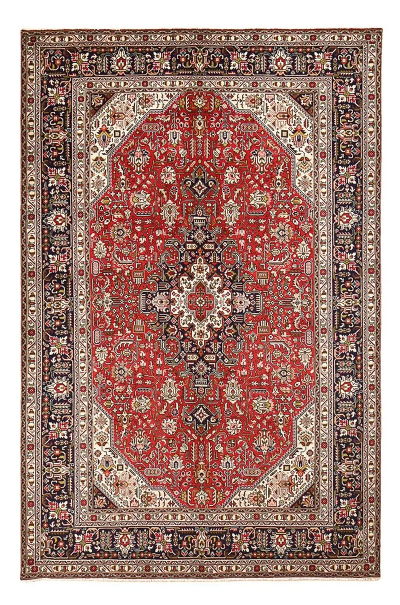Perserteppich - Täbriz - 198 x 303 cm - rot