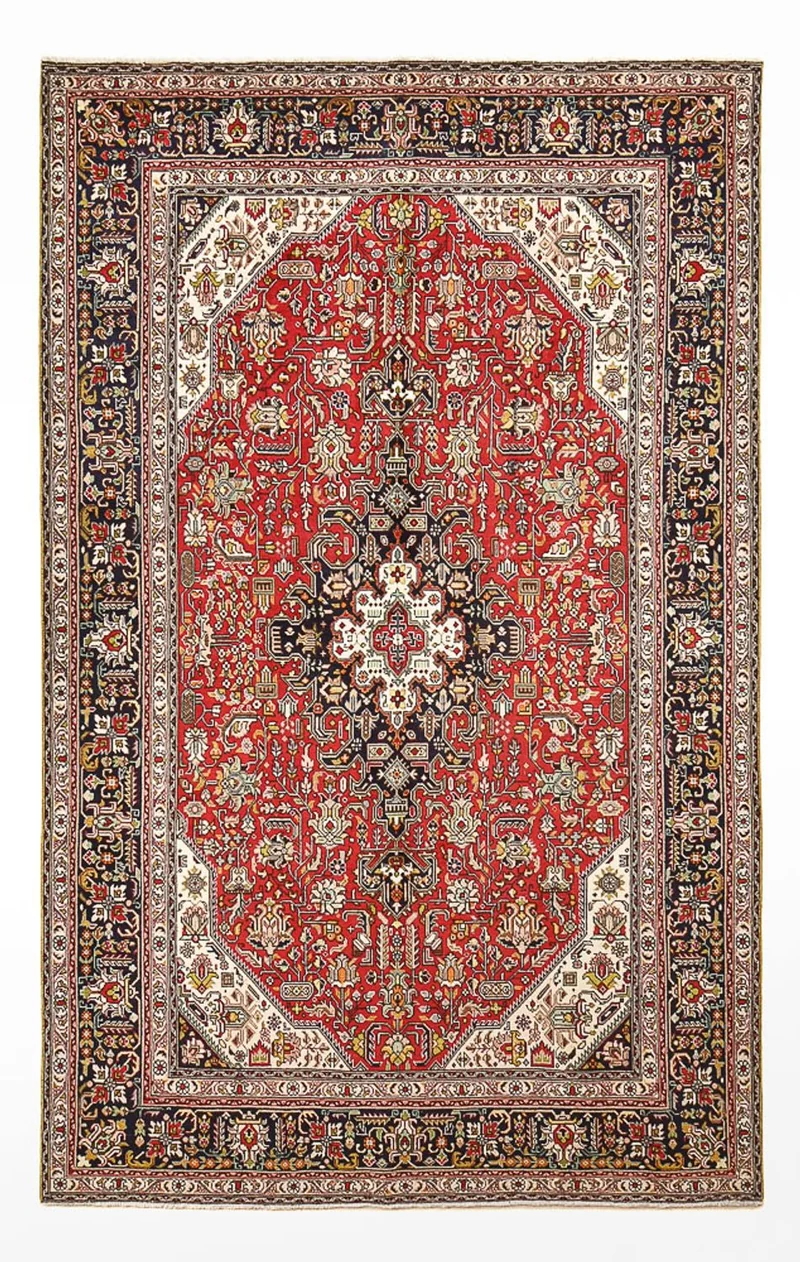 Perserteppich - Täbriz - 203 x 320 cm - rot