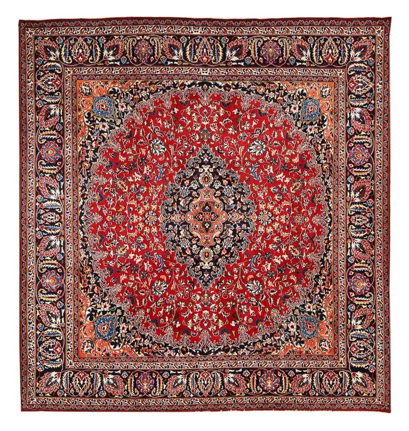 Perserteppich - Classic quadratisch - 296 x 319 cm - rot
