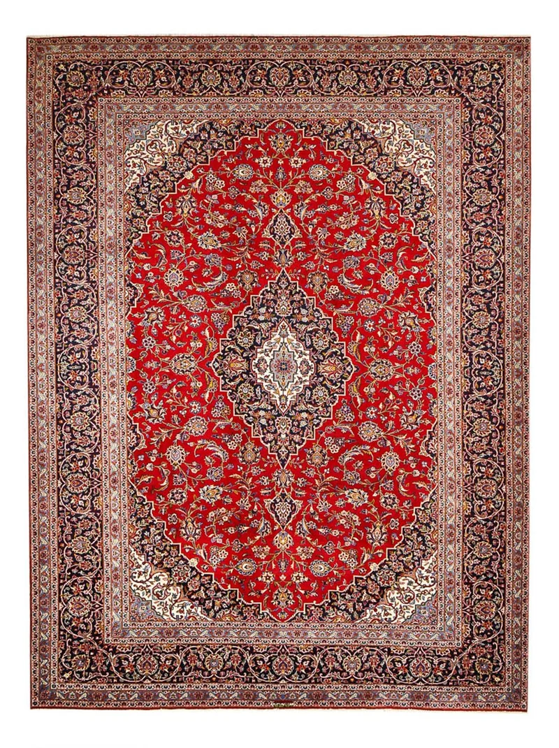 Perserteppich - Keshan - 294 x 393 cm - rot