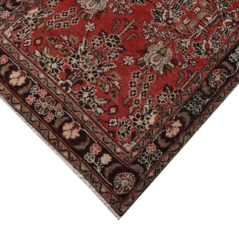 Läufer Perser - Täbriz - 95 x 433 cm - rot