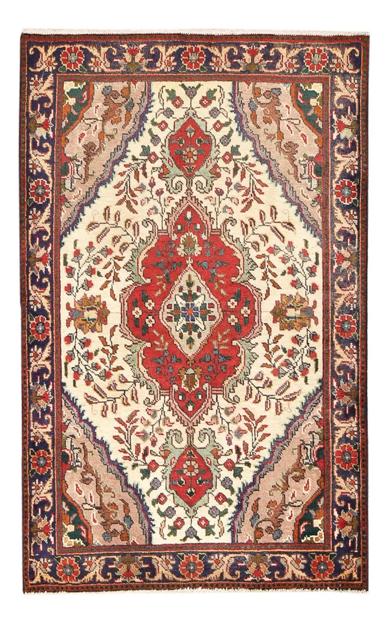 Perserteppich - Täbriz - 93 x 149 cm - beige