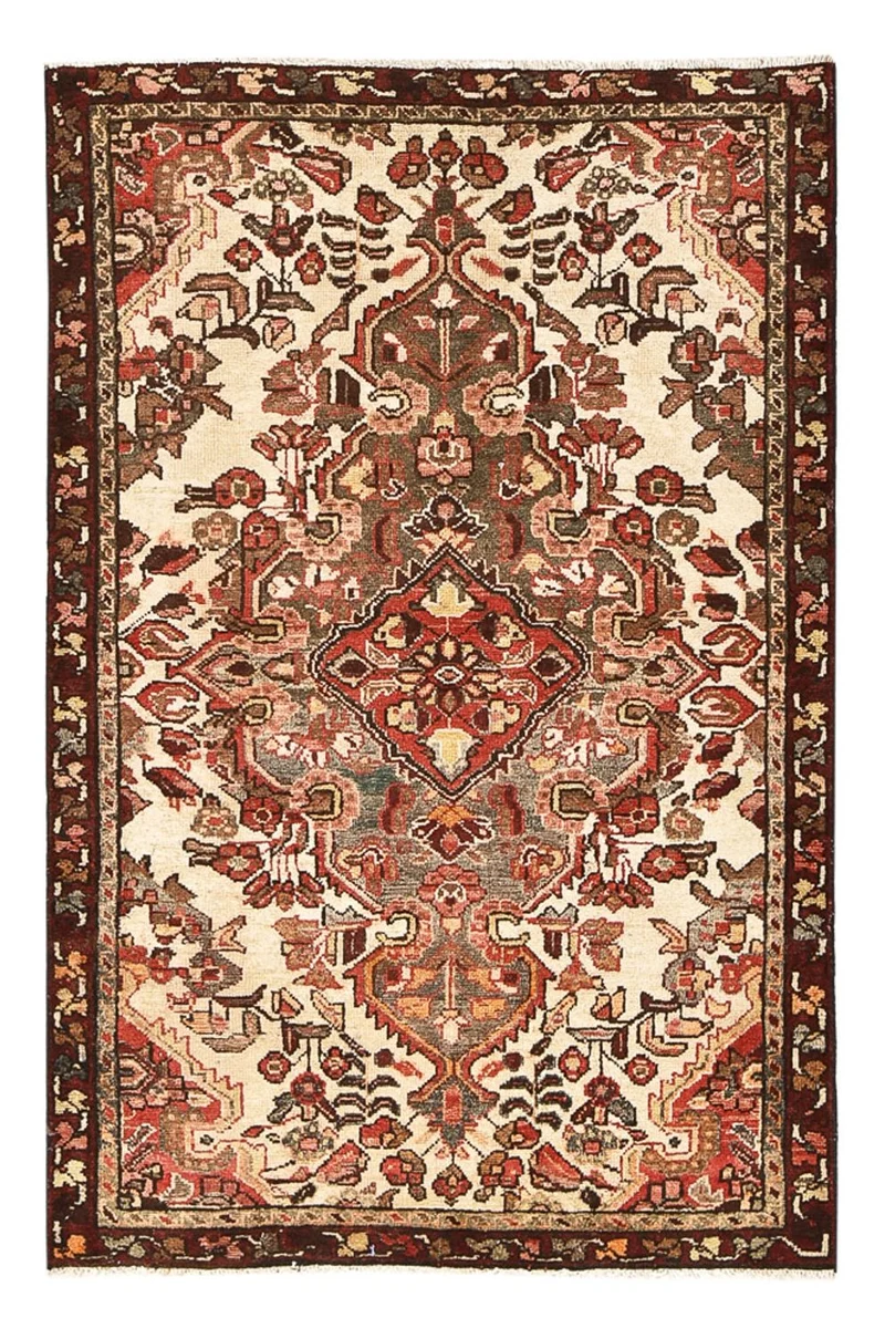 Perserteppich - Nomadic - 95 x 150 cm - mehrfarbig