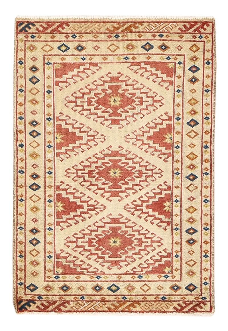 Turkaman Teppich - 62 x 89 cm - mehrfarbig
