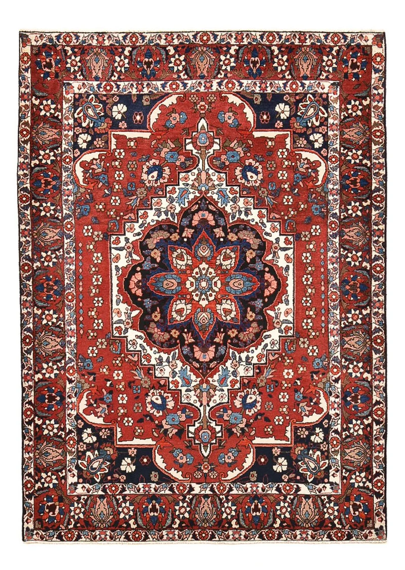 Perserteppich - Nomadic - 142 x 205 cm - rot