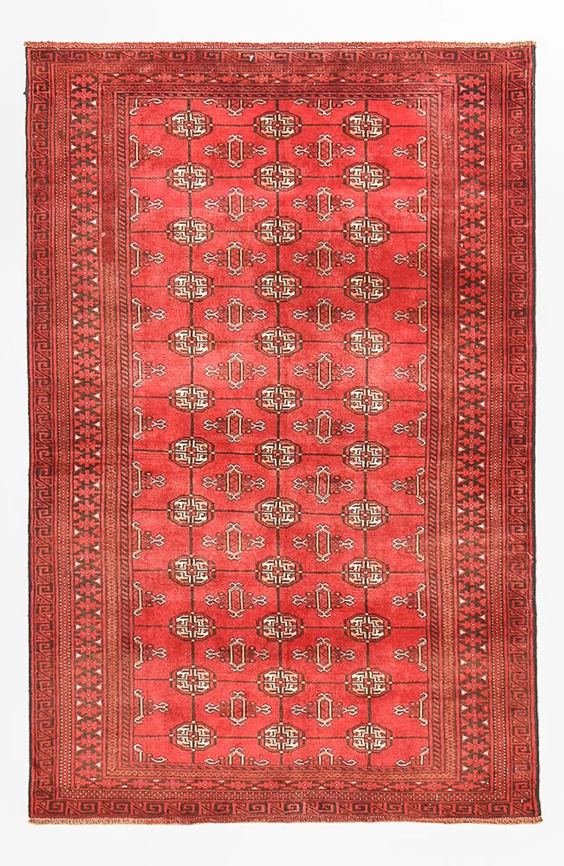 Turkaman Teppich - 113 x 182 cm - rot