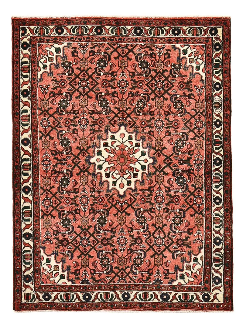 Perserteppich - Nomadic - 107 x 149 cm - hellrot