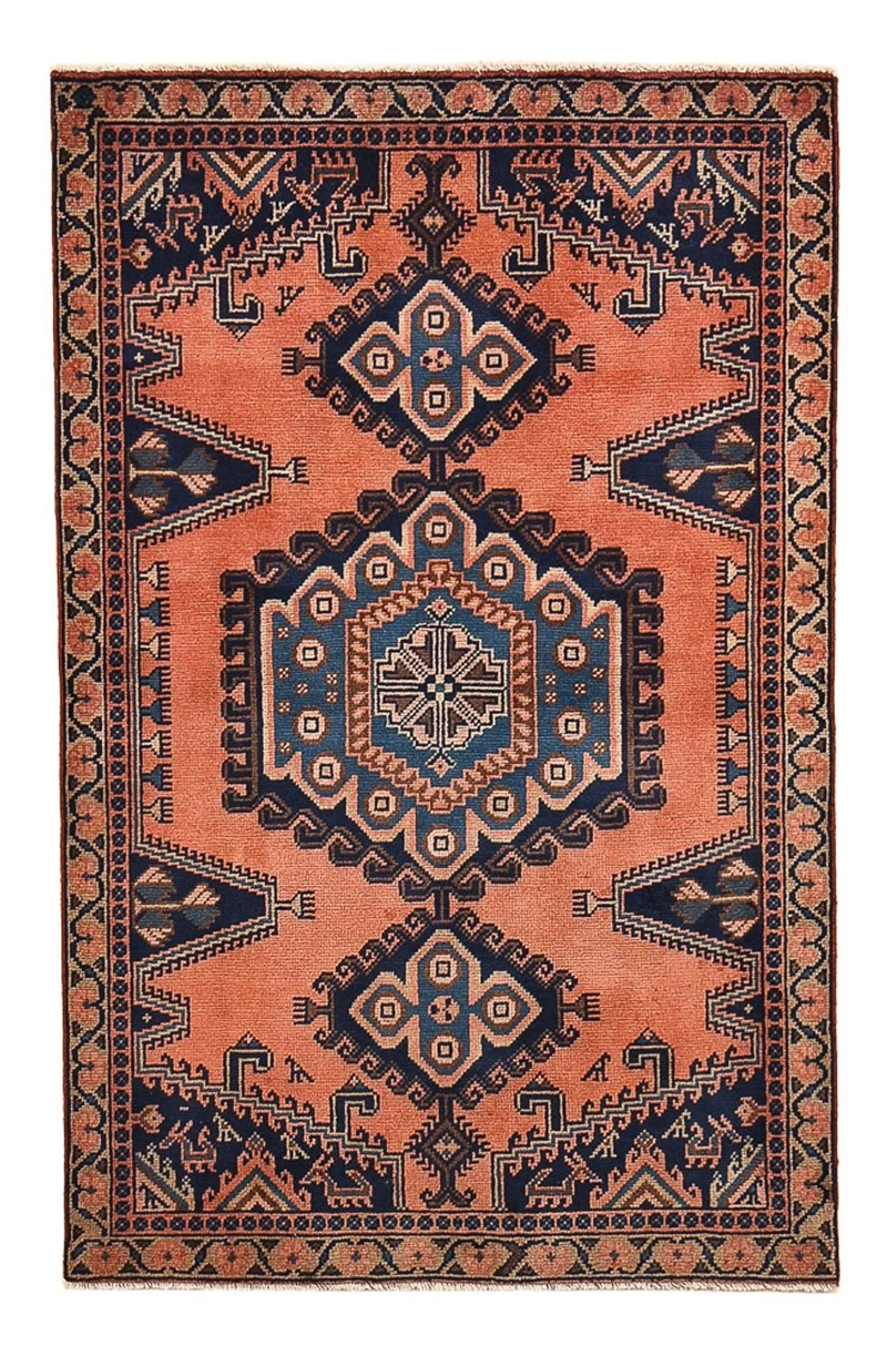 Perserteppich - Nomadic - 103 x 160 cm - hellrot