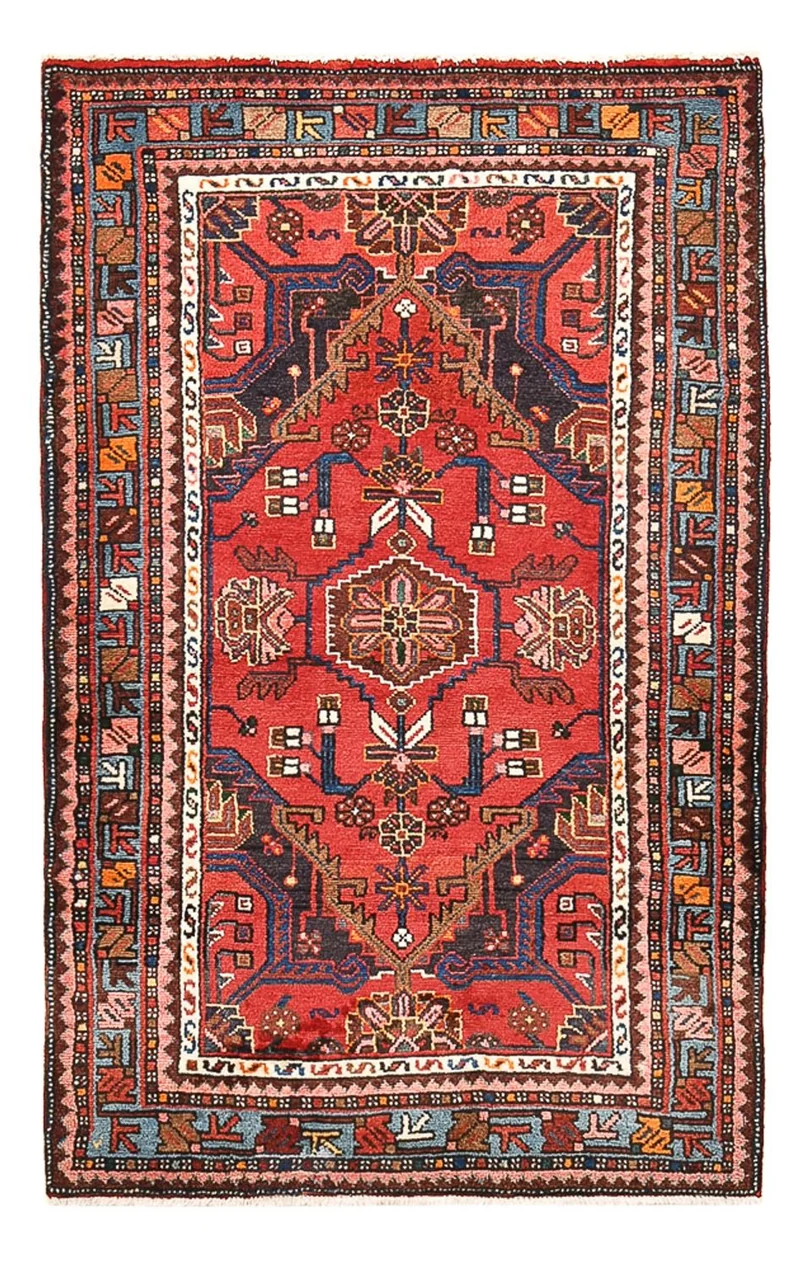 Perserteppich - Nomadic - 87 x 143 cm - rot
