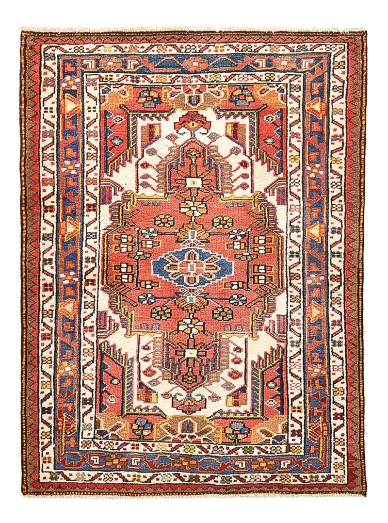 Perserteppich - Nomadic - 93 x 126 cm - mehrfarbig