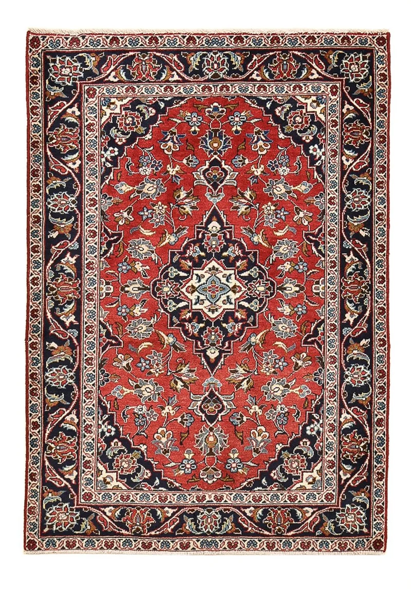 Perserteppich - Keshan - 96 x 144 cm - rot