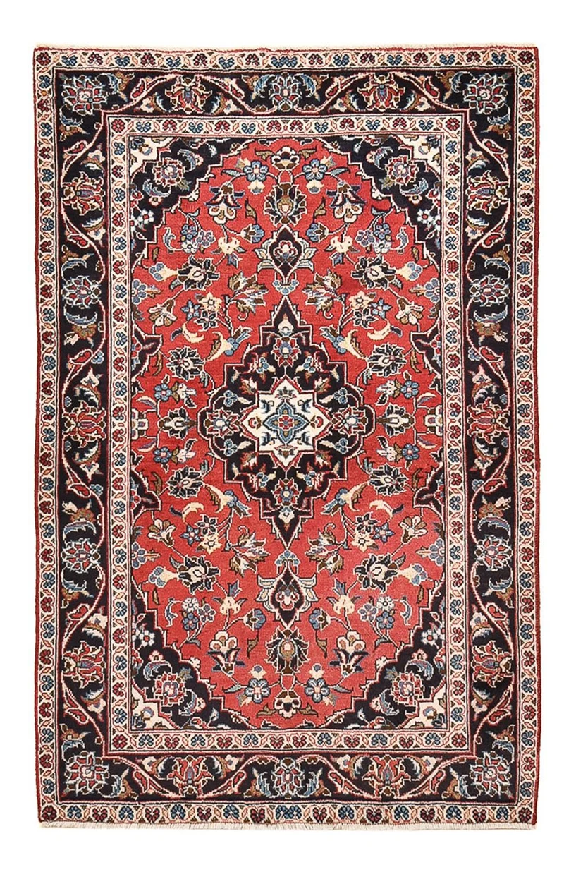 Perserteppich - Keshan - 95 x 150 cm - rot
