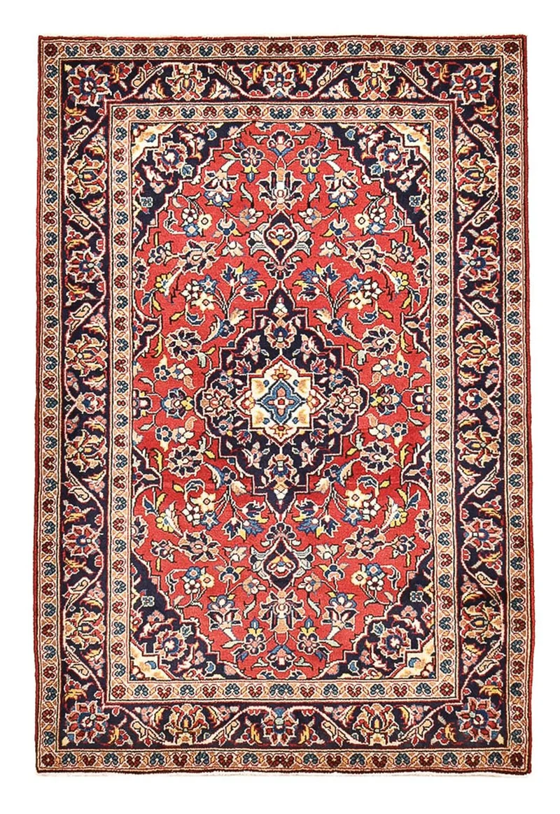 Perserteppich - Keshan - 98 x 148 cm - rot