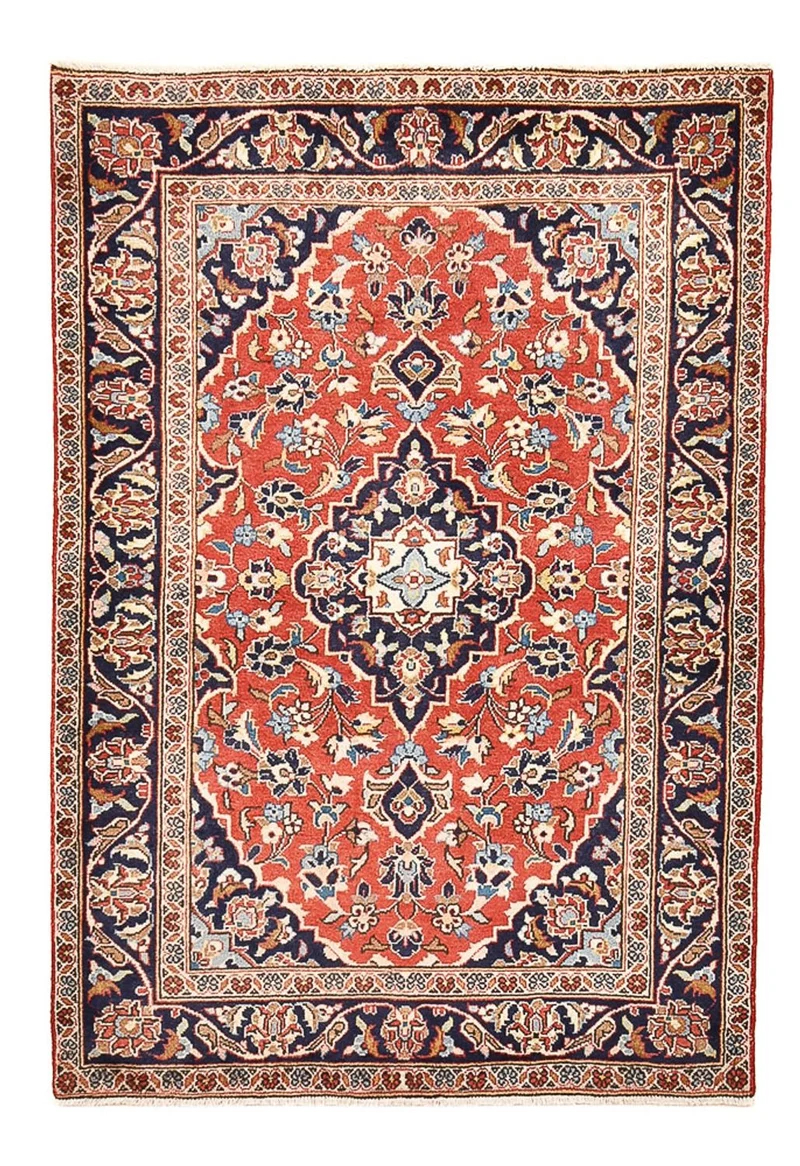 Perserteppich - Keshan - 98 x 147 cm - rot