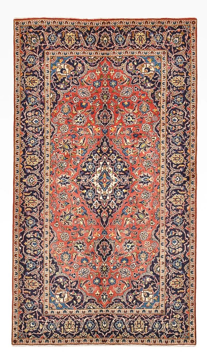 Perserteppich - Keshan - 146 x 263 cm - hellrot