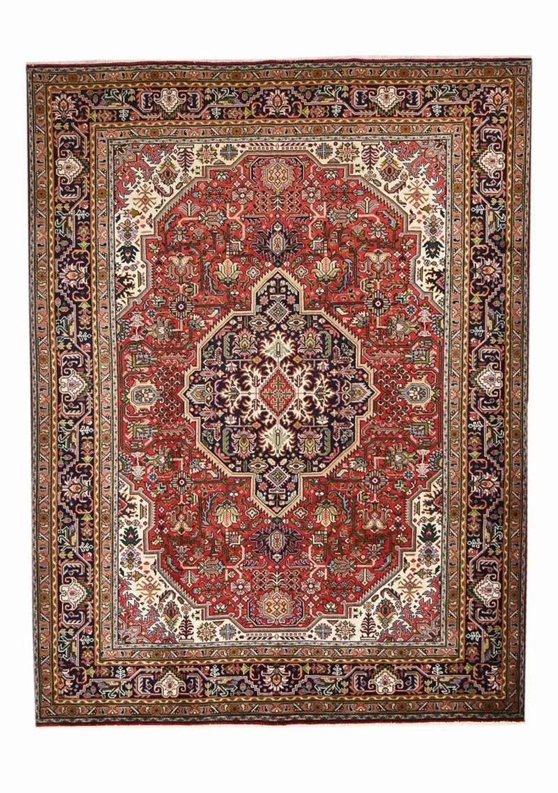 Perserteppich - Täbriz - 252 x 335 cm - rot