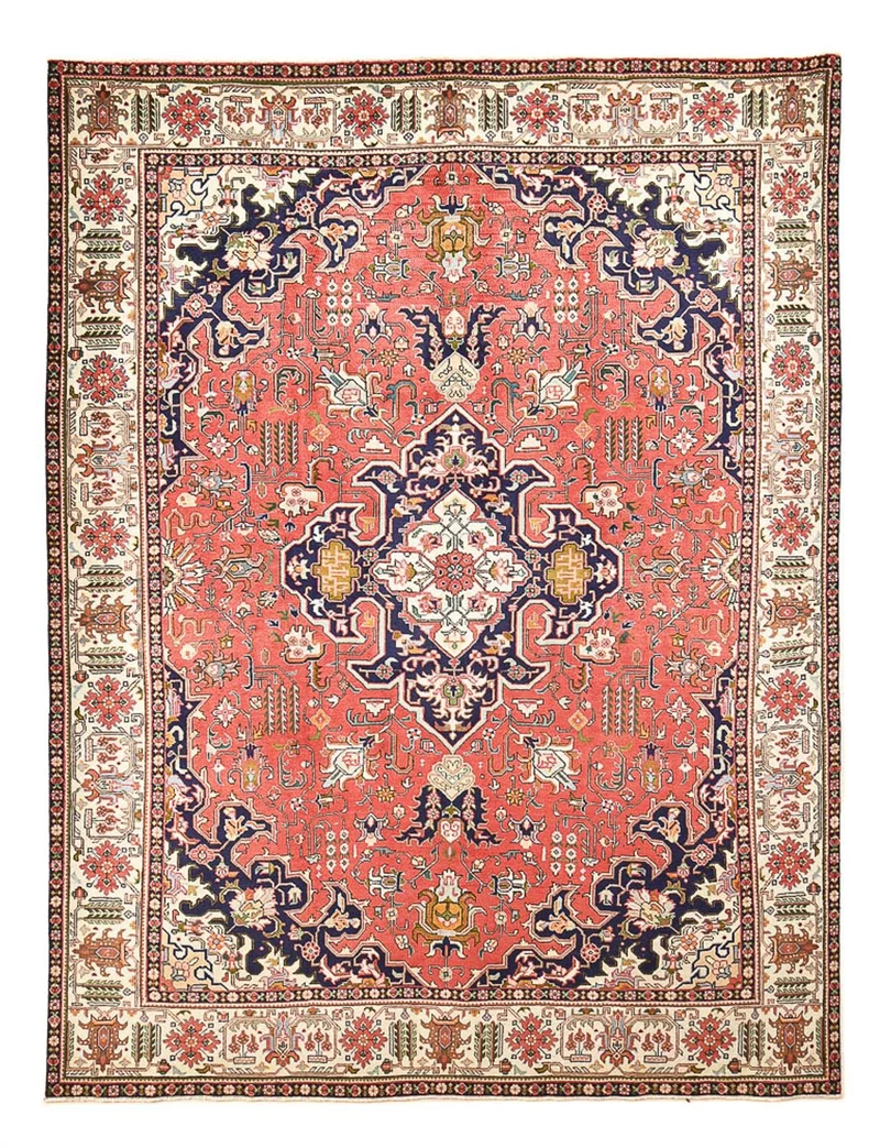 Perserteppich - Täbriz - 257 x 335 cm - hellrot
