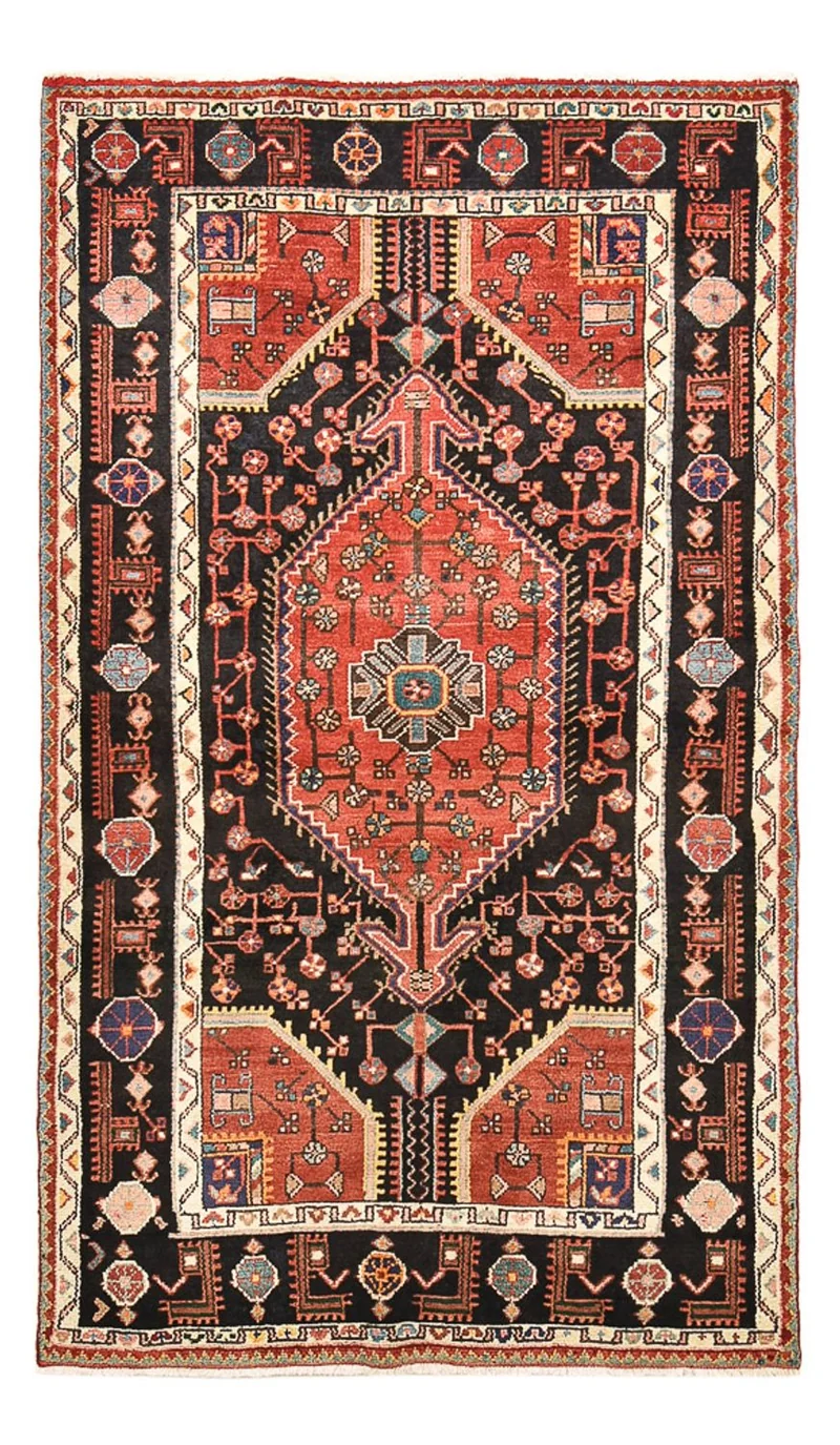 Perserteppich - Nomadic - 128 x 215 cm - mehrfarbig