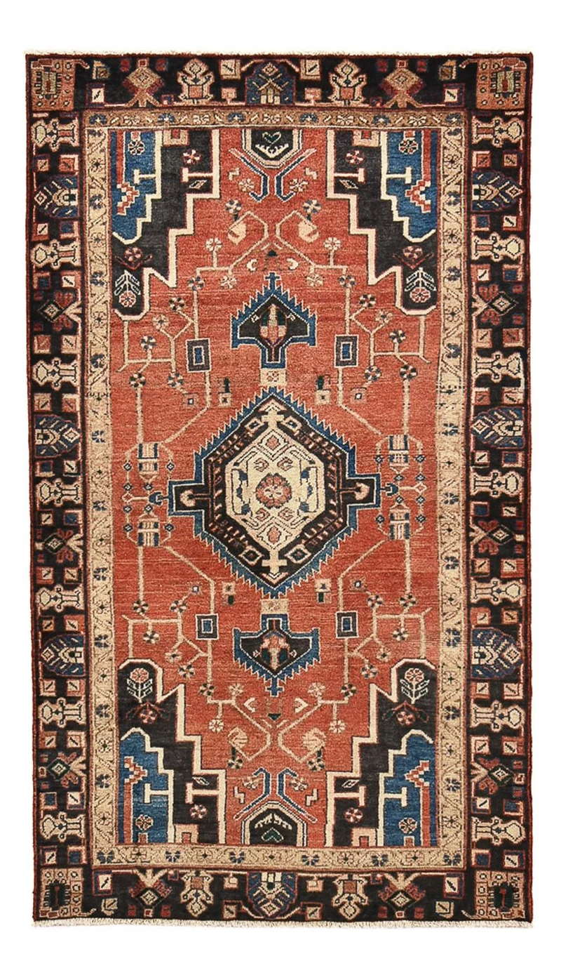 Perserteppich - Nomadic - 116 x 208 cm - mehrfarbig
