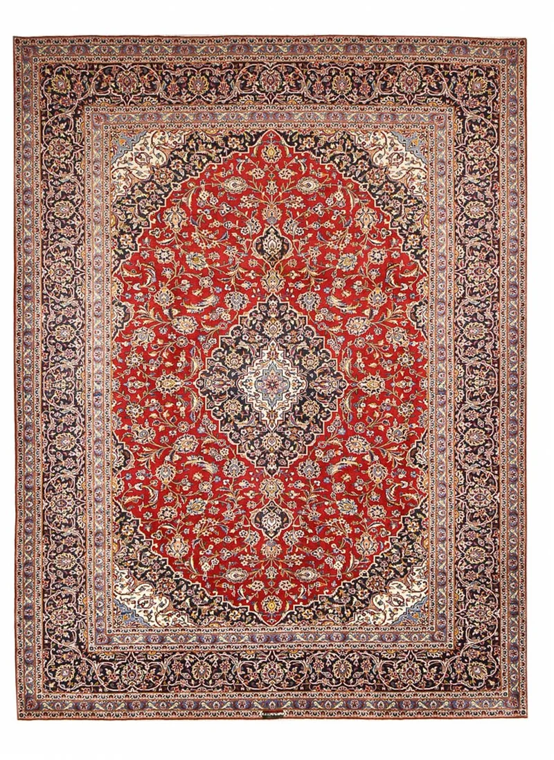 Perserteppich - Keshan - 296 x 395 cm - rot