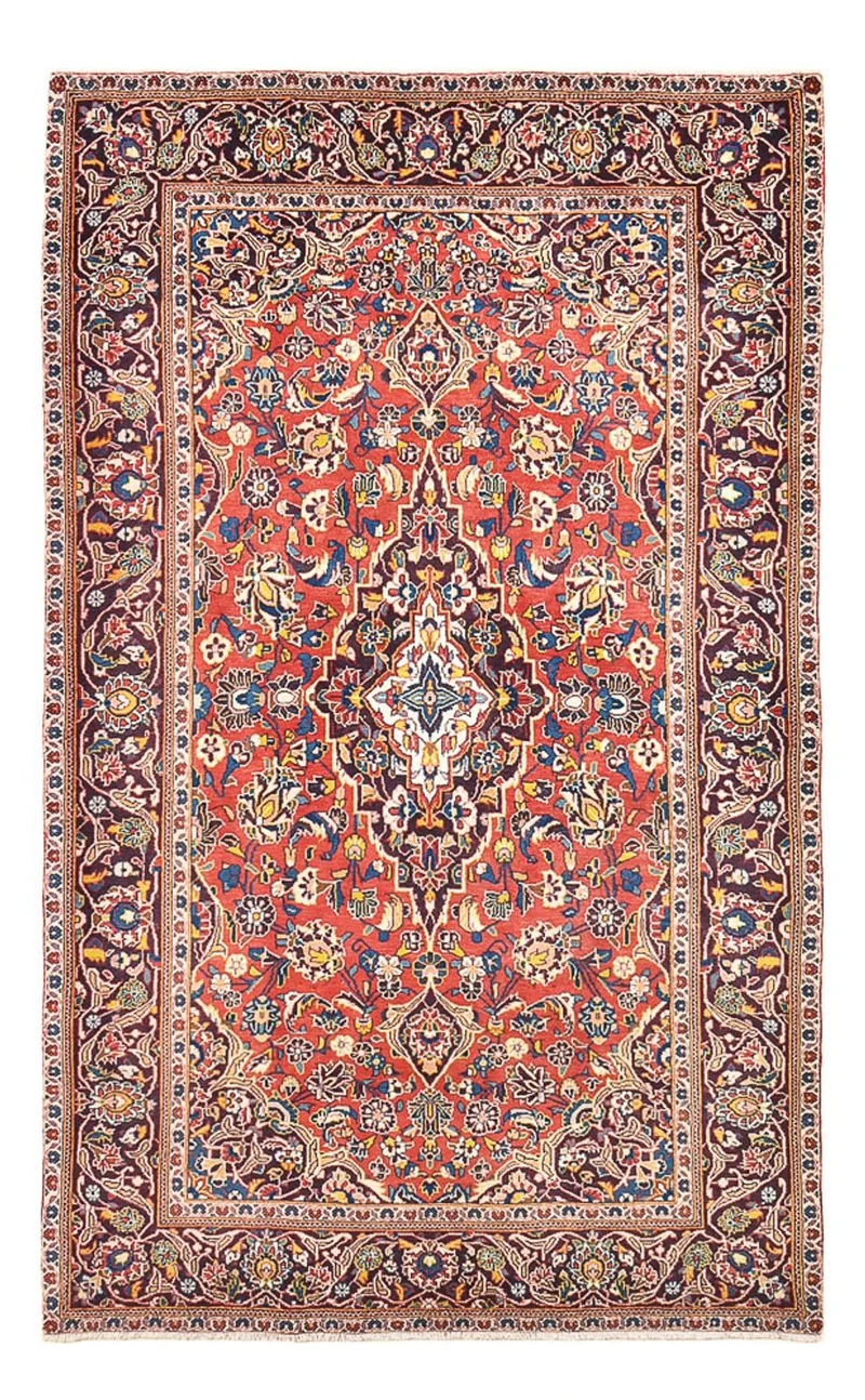Perserteppich - Keshan - 136 x 220 cm - hellrot