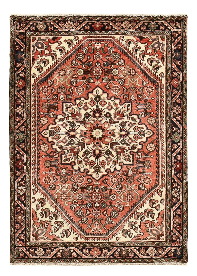 Perserteppich - Nomadic - 104 x 147 cm - hellrot