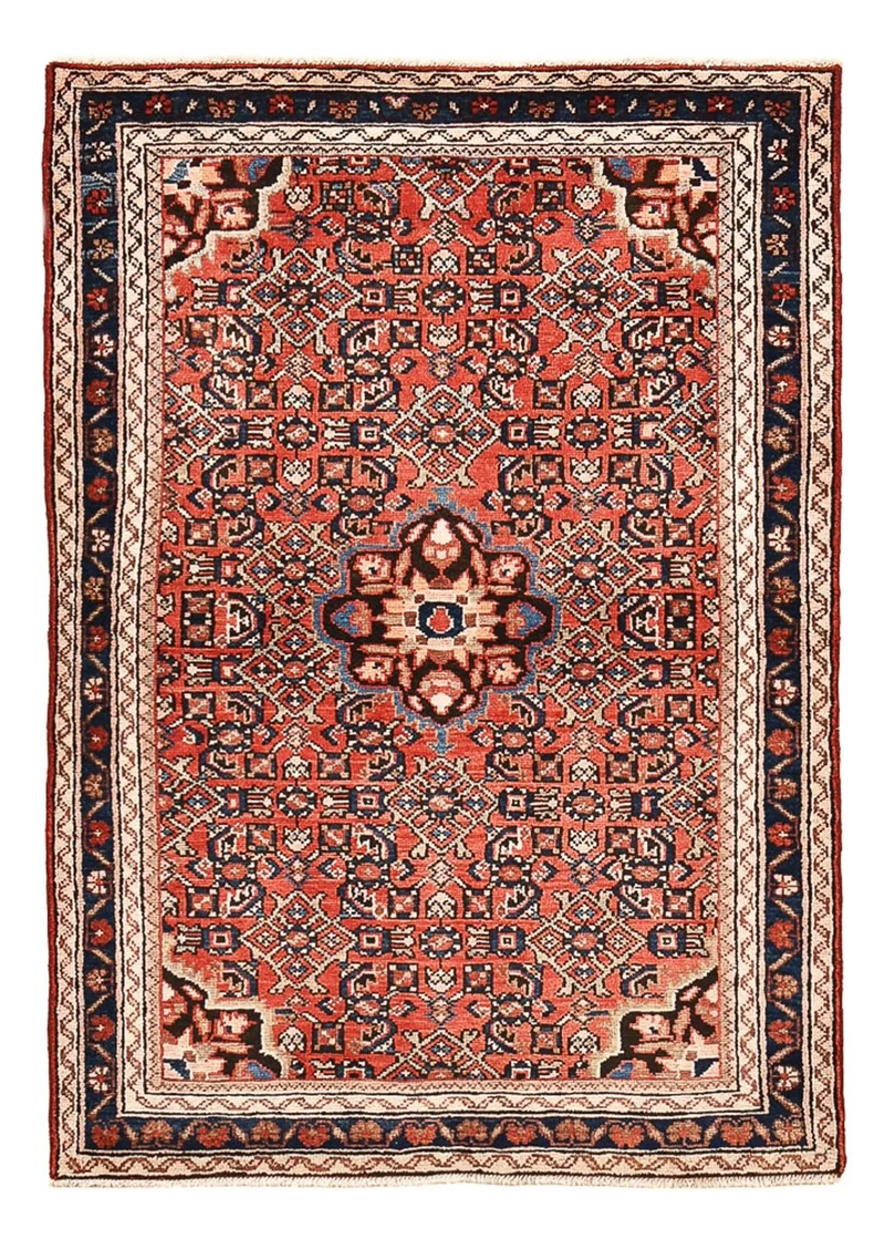 Perserteppich - Nomadic - 108 x 153 cm - hellrot