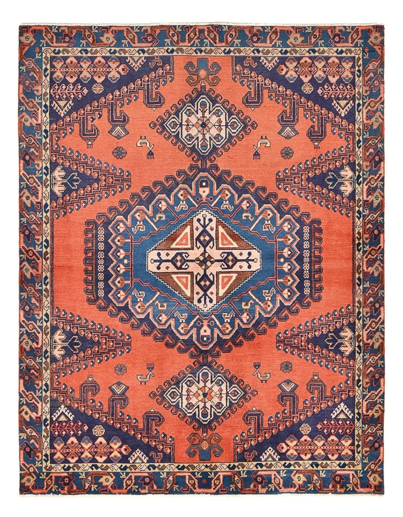 Perserteppich - Nomadic - 162 x 208 cm - mehrfarbig