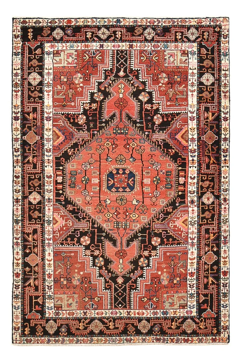 Perserteppich - Nomadic - 129 x 198 cm - hellrot