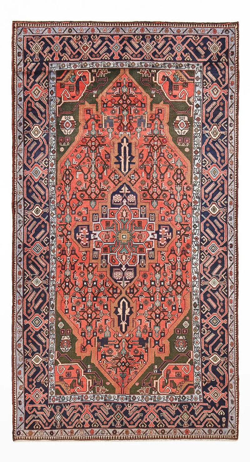 Perserteppich - Nomadic - 150 x 277 cm - hellrot