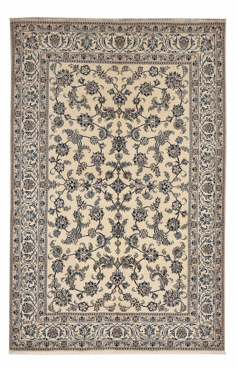 Perserteppich - Nain - 196 x 293 cm - sand