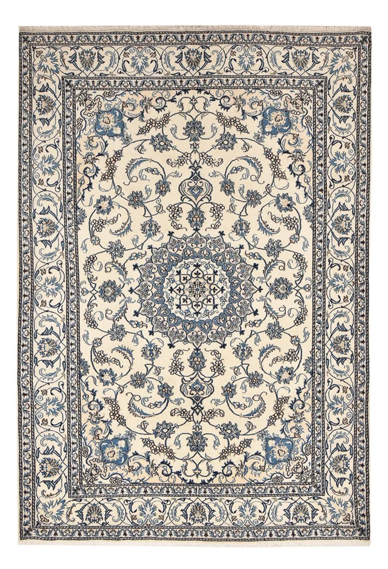 Perserteppich - Nain - 200 x 293 cm - sand