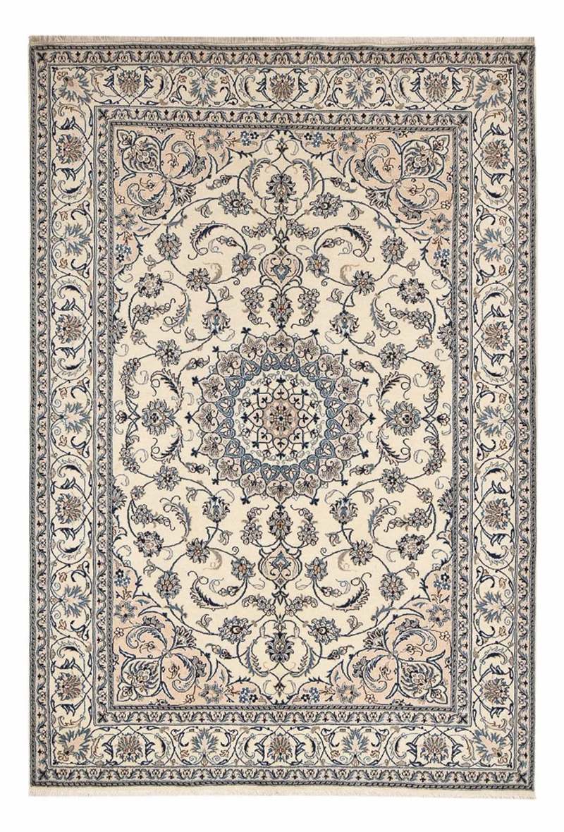 Perserteppich - Nain - 198 x 293 cm - sand