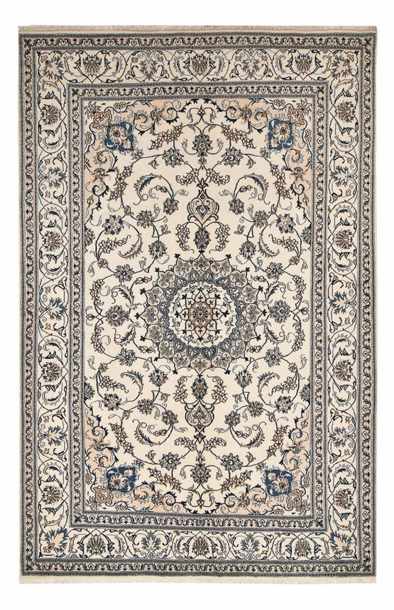 Perserteppich - Nain - 197 x 309 cm - creme