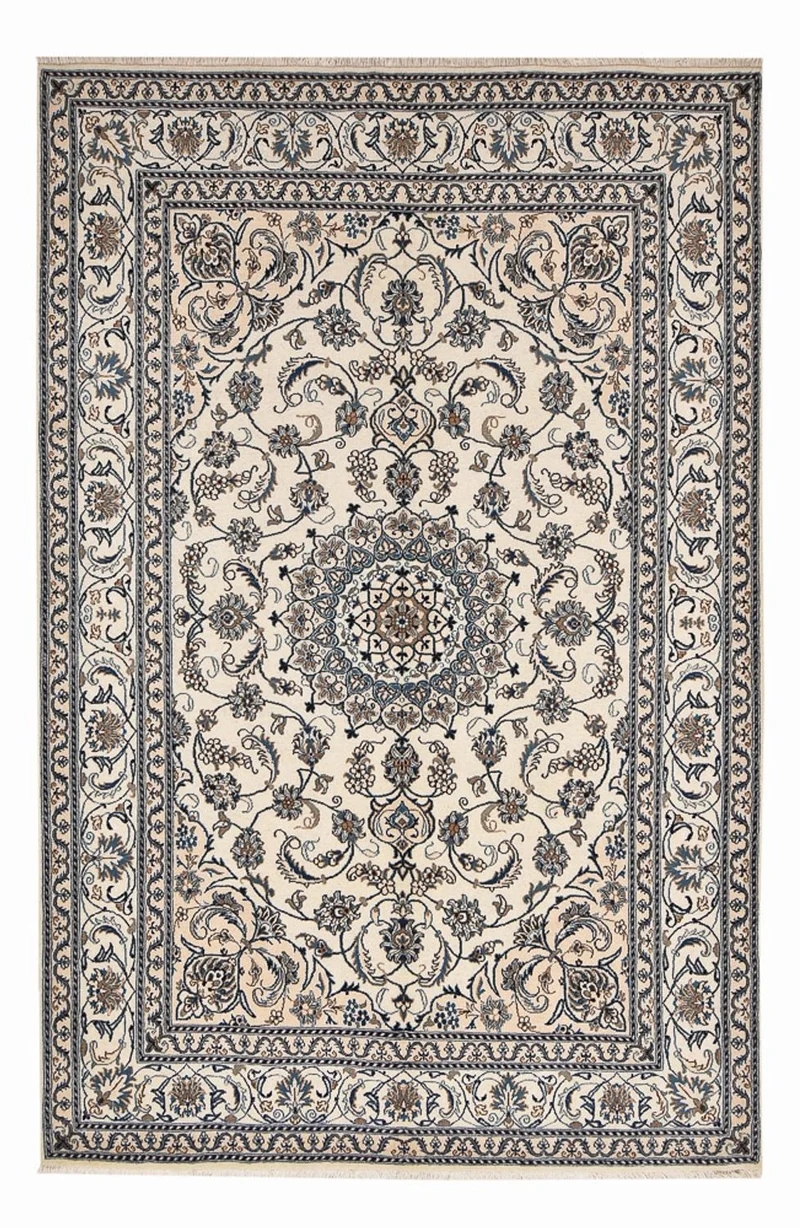 Perserteppich - Nain - 203 x 304 cm - creme