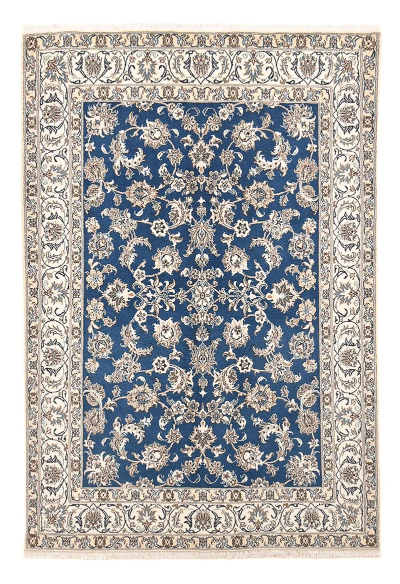 Perserteppich - Nain - 165 x 242 cm - blau
