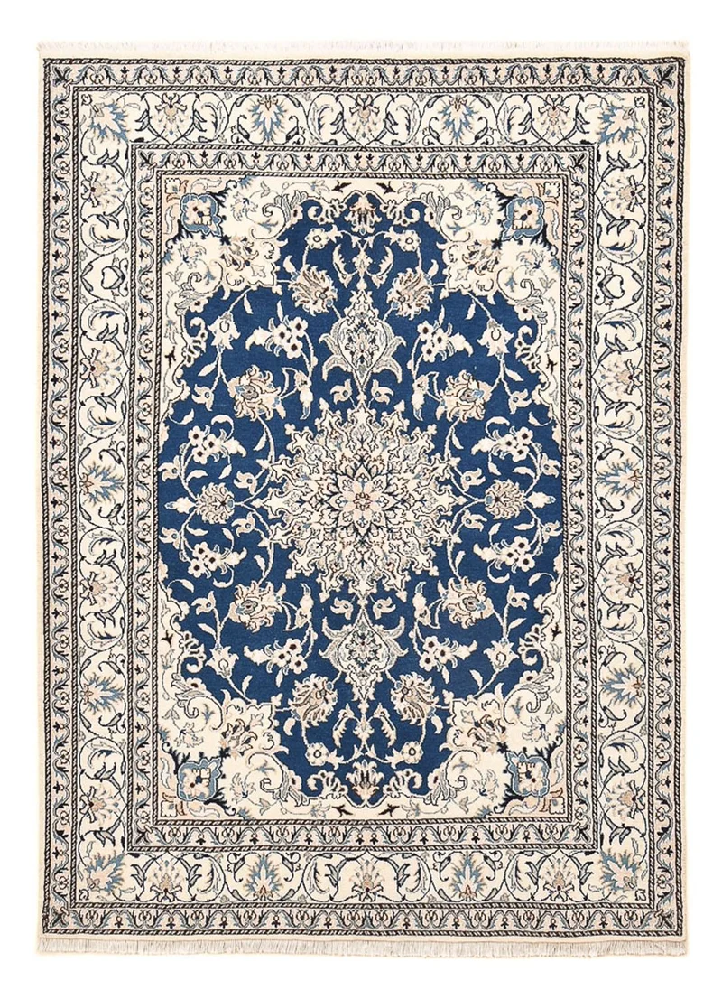 Perserteppich - Nain - 149 x 205 cm - blau