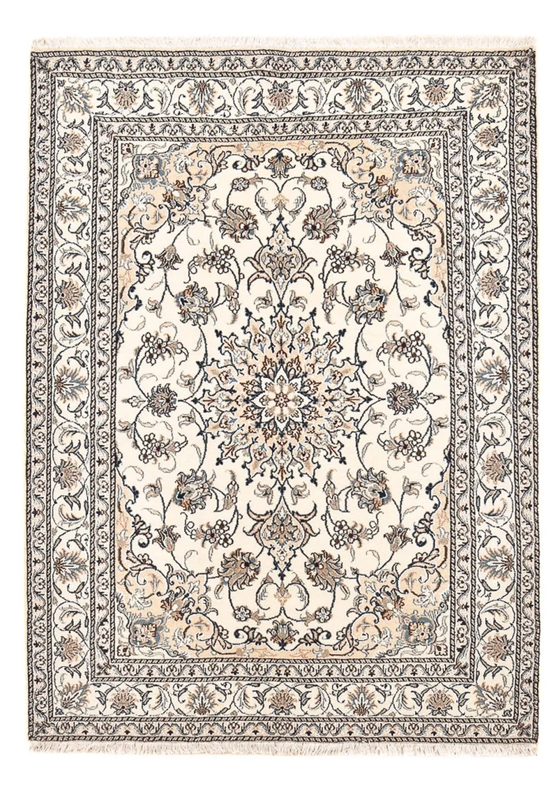 Perserteppich - Nain - 150 x 200 cm - hellbeige