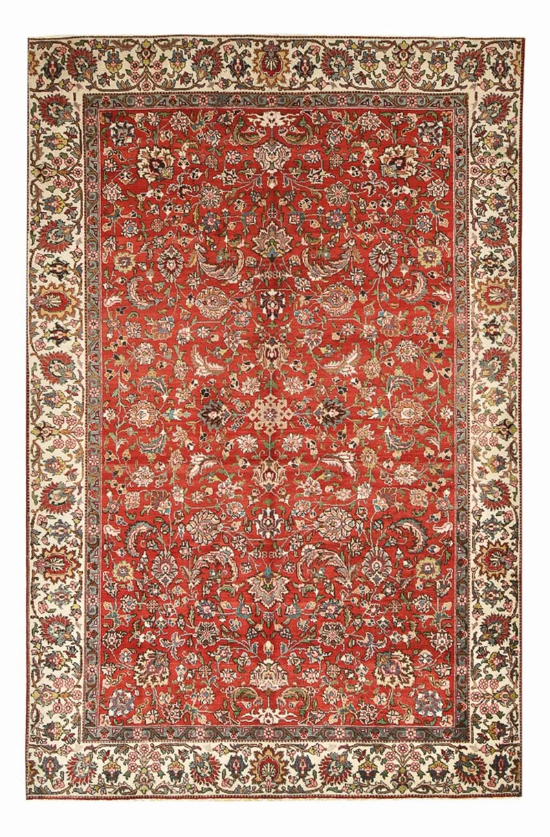 Perserteppich - Täbriz - 209 x 322 cm - rot
