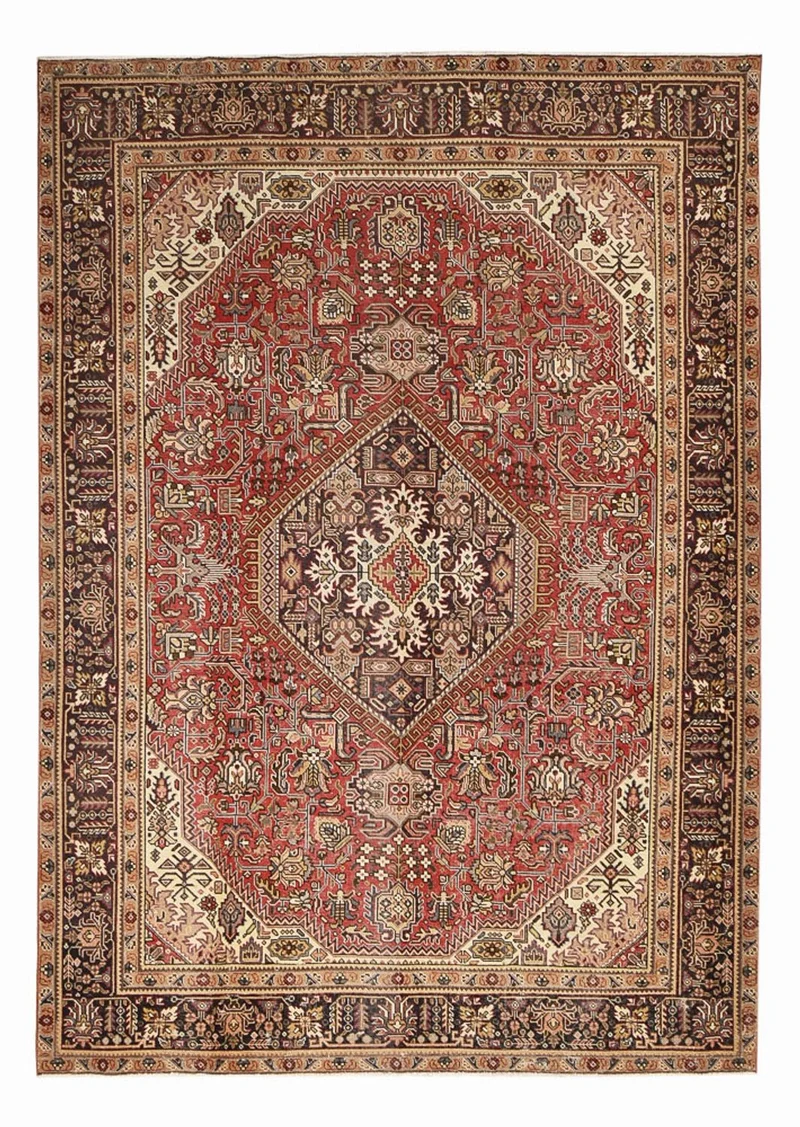 Perserteppich - Täbriz - 245 x 348 cm - hellrot