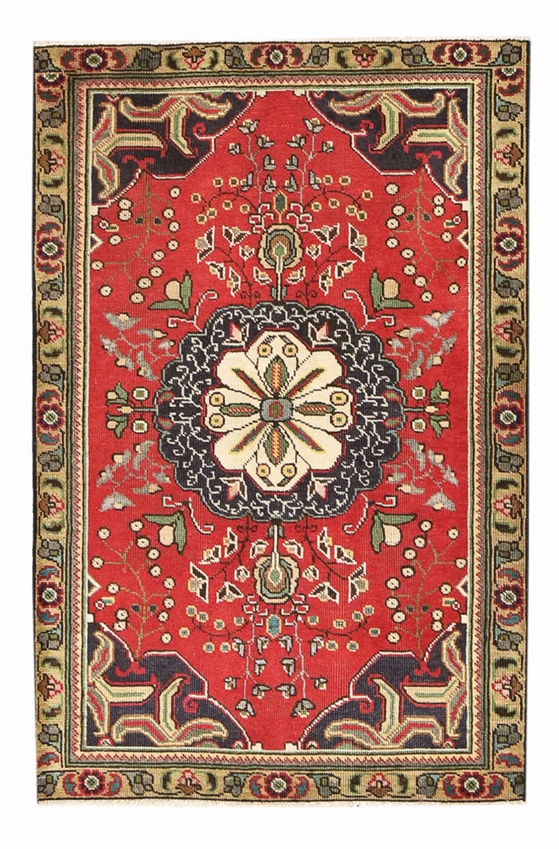 Perserteppich - Täbriz - 100 x 155 cm - rot