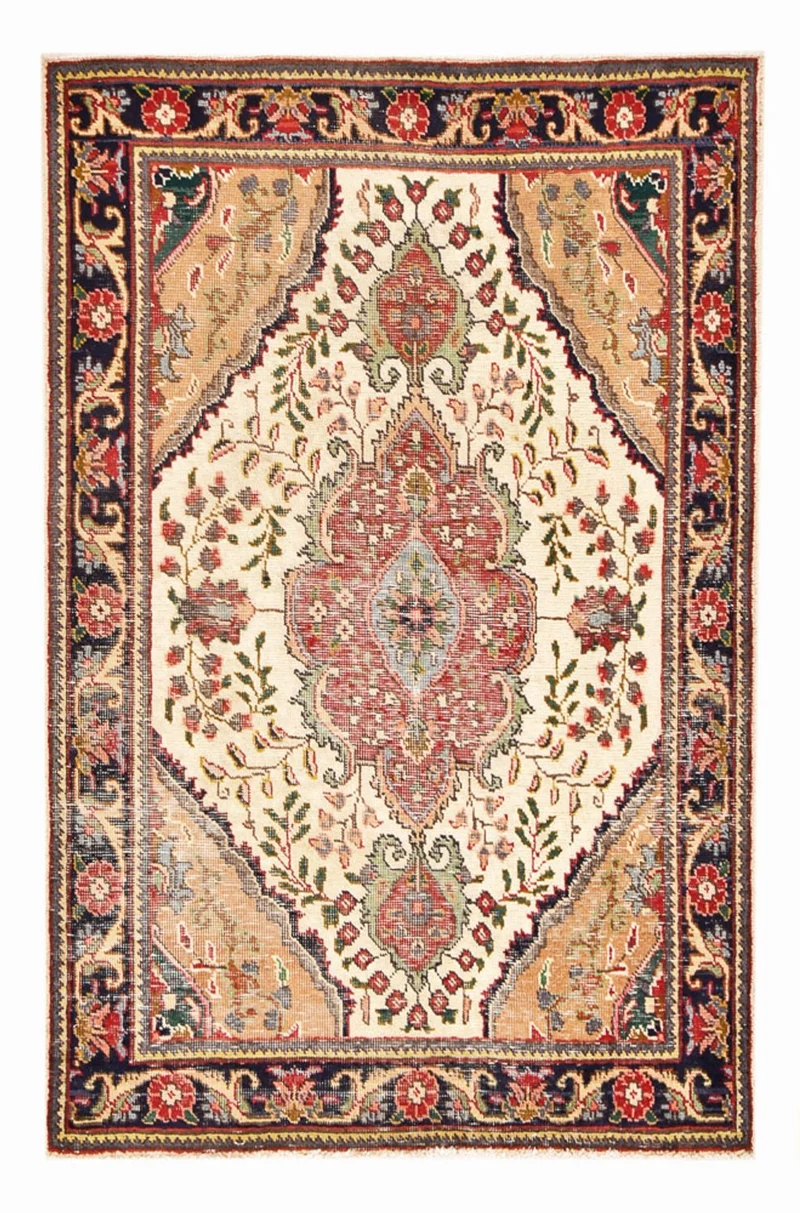 Perserteppich - Täbriz - 100 x 150 cm - mehrfarbig