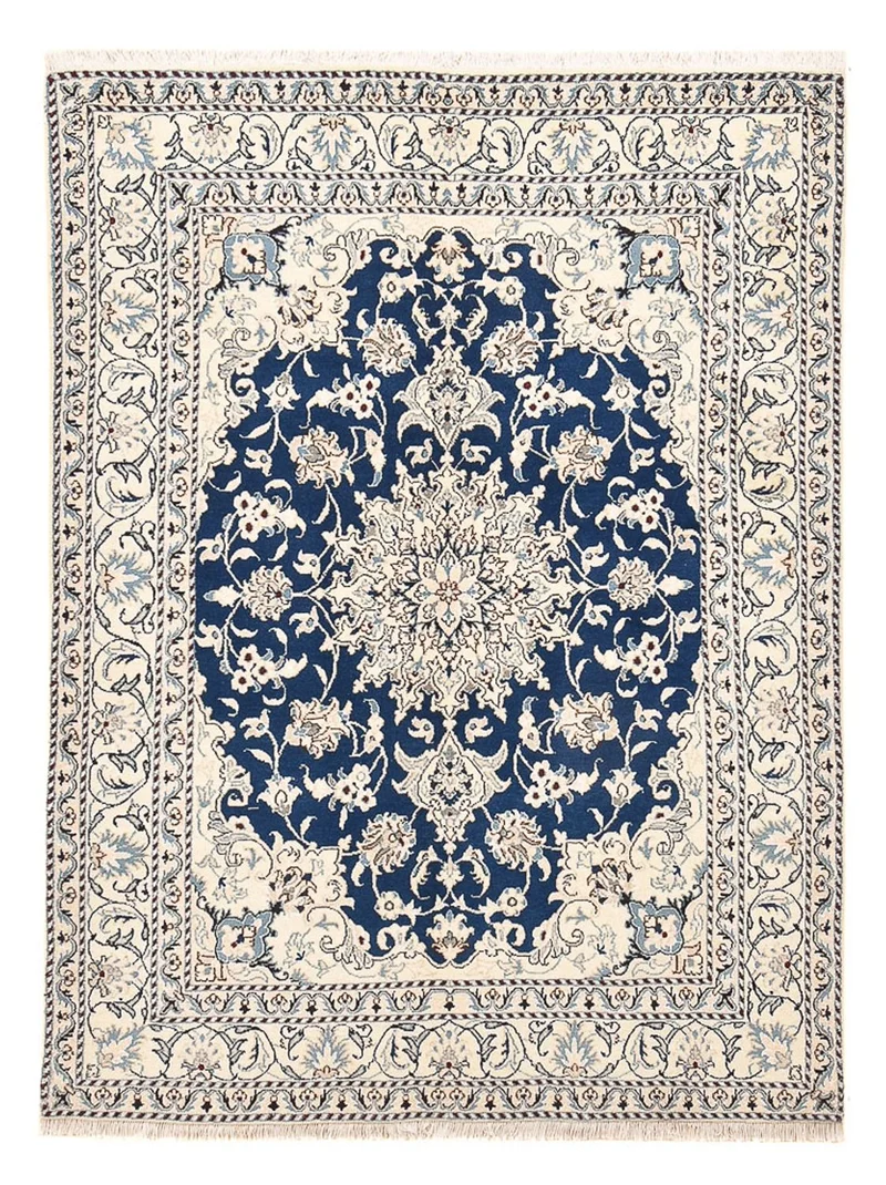 Perserteppich - Nain - 149 x 198 cm - blau