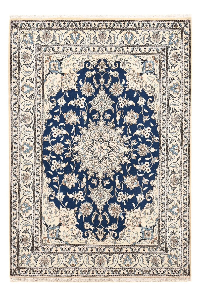 Perserteppich - Nain - 147 x 212 cm - blau