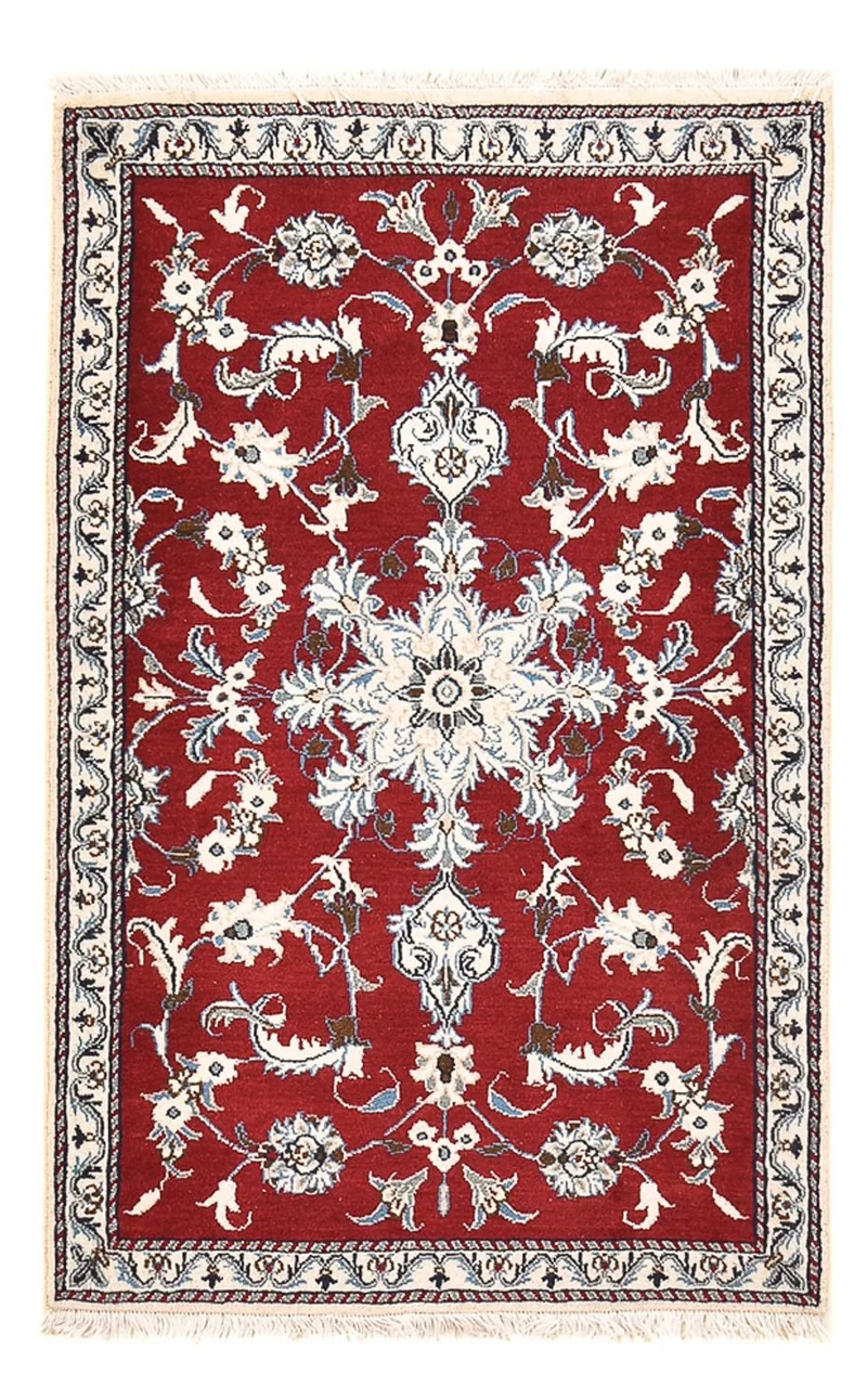 Perserteppich - Nain - 90 x 137 cm - rot