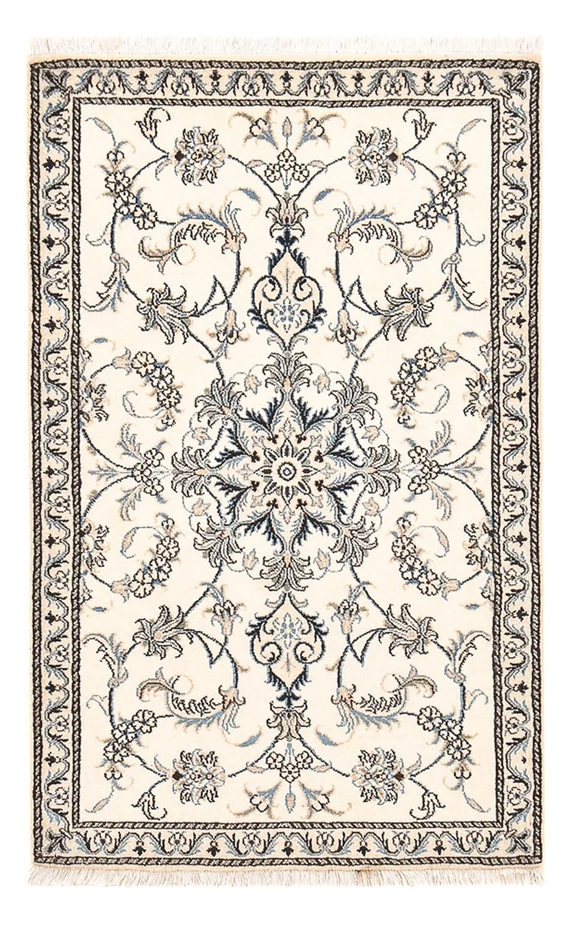 Perserteppich - Nain - 88 x 146 cm - hellbeige