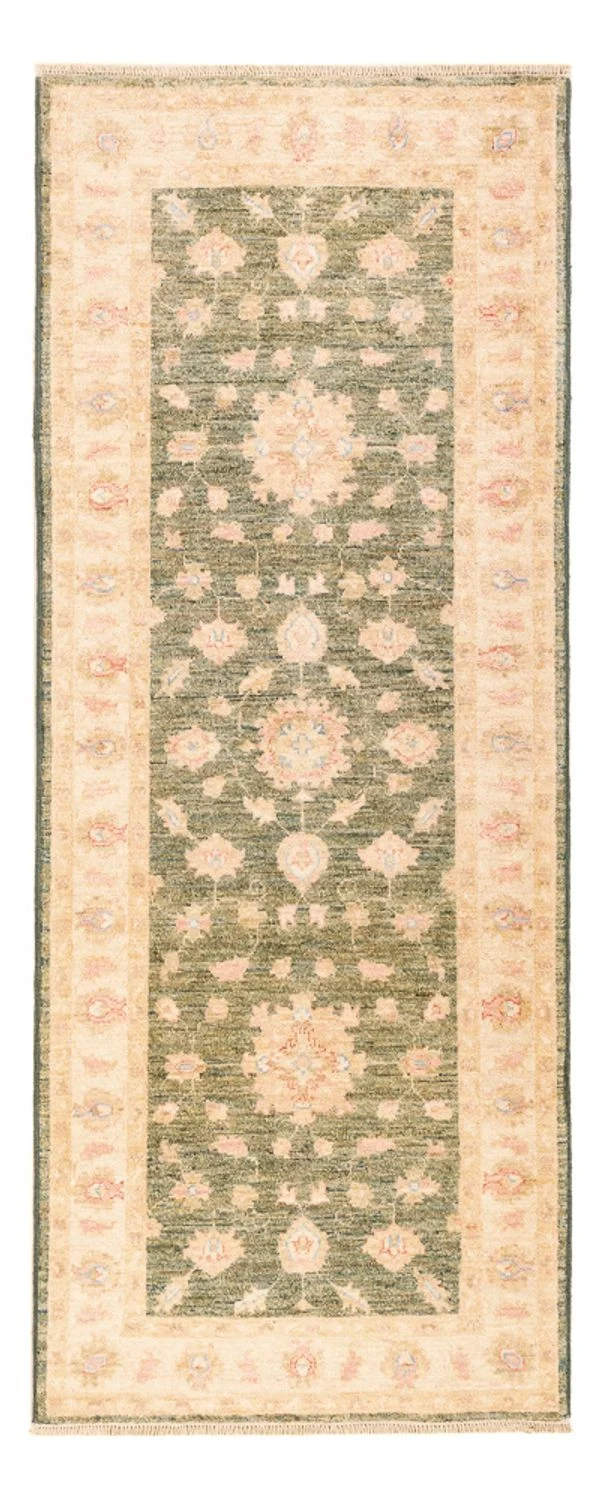 Läufer Ziegler - 77 x 197 cm - olivgrün