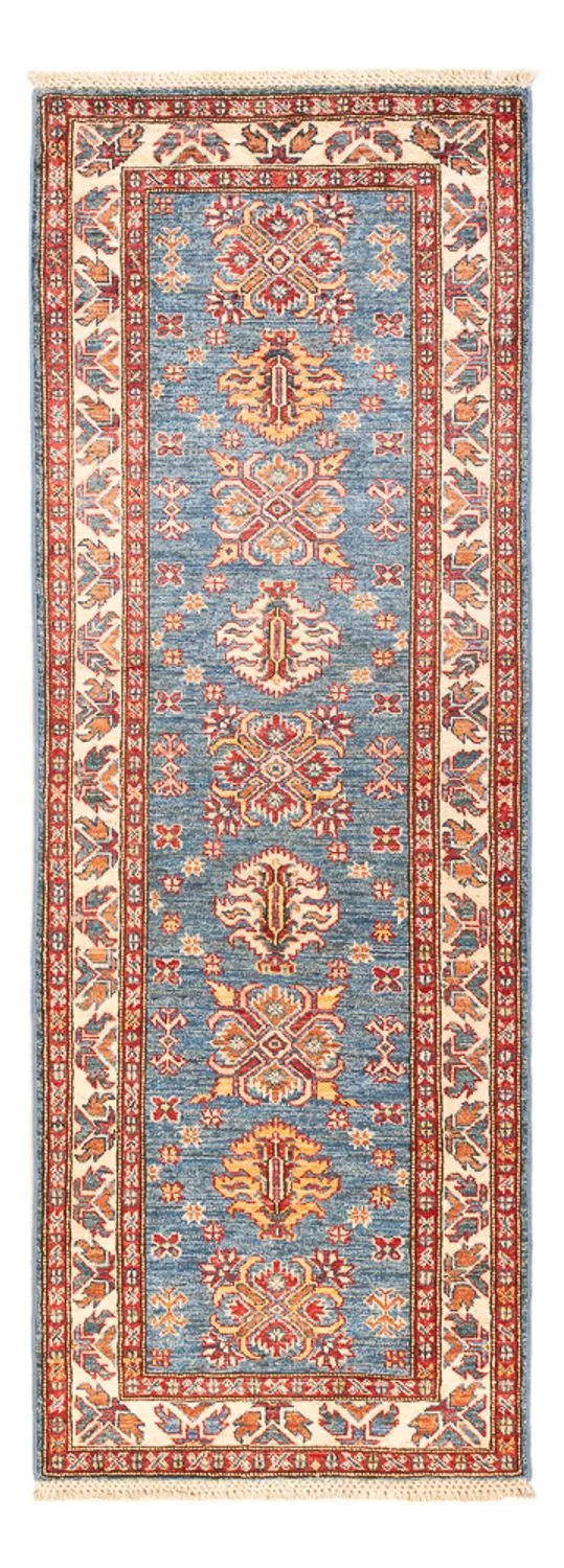Läufer Ziegler - Kazak - 72 x 202 cm - blau
